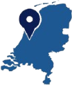 Map of the Netherlands showing Colcado VPS hosting location in Amsterdam